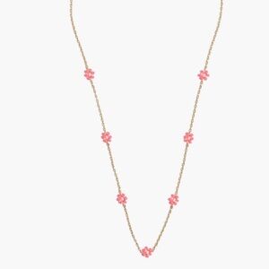 Madewell Seed Bead Daisy Chain Necklace